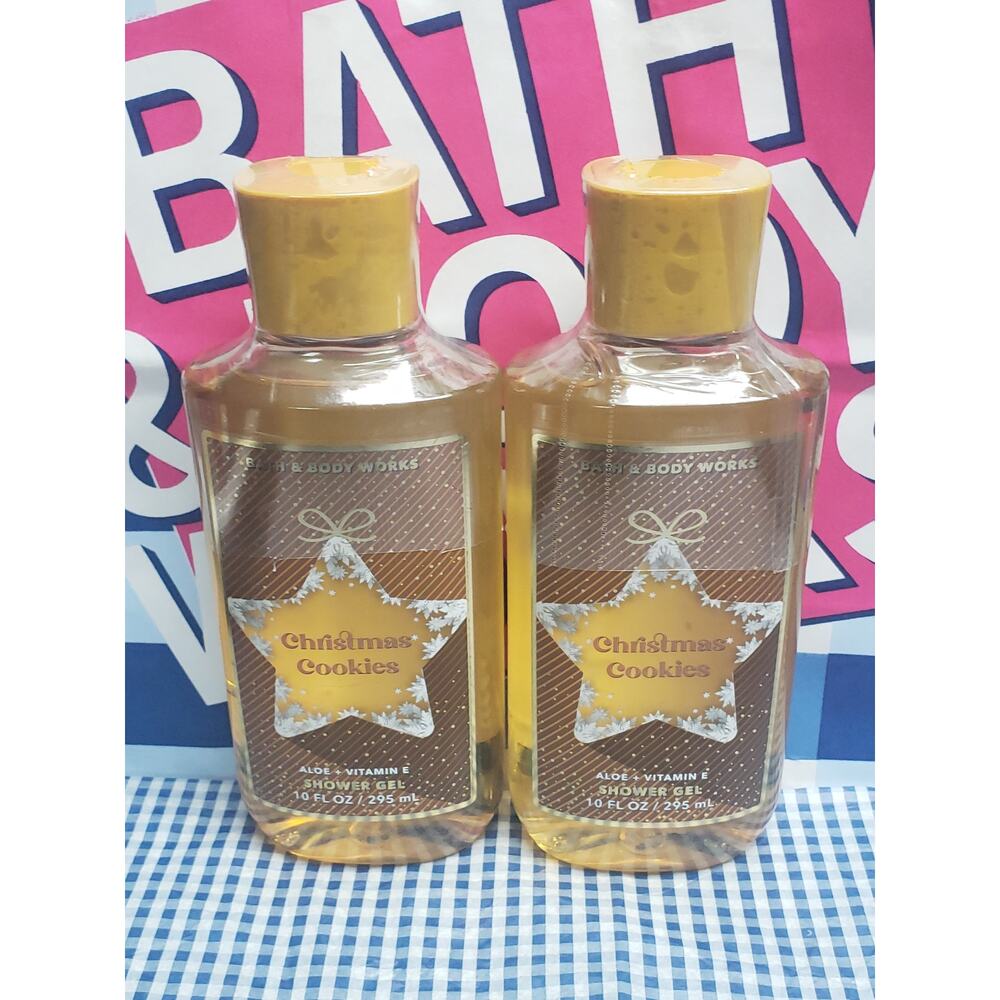 BBW Christmas Cookie Shower Gel Body Wash Set of 2